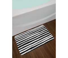 Abstract Ink Bath Mat