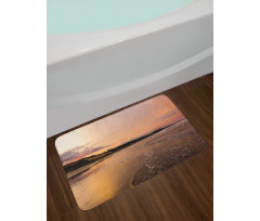 Sunset at Beach Bath Mat