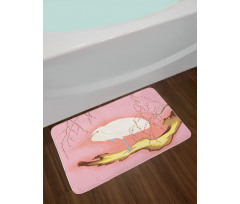 Japanese Art Bird Bath Mat