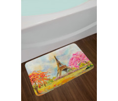 Paris European City Bath Mat