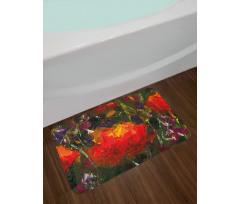 Colorful Composition Bath Mat