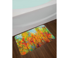 Fine Art Tree Forest Bath Mat