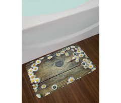 Fresh Spring Daisies Bath Mat