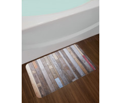 Retro Effect Photograph Bath Mat