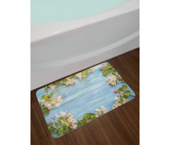 Fresh Flower Pattern Bath Mat