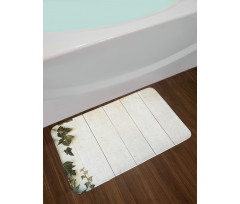 Pastel Retro Foliage Bath Mat