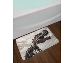 T Rex Dinosaur Remains Bath Mat