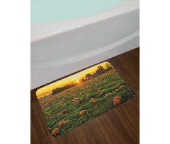 Fall Patch at Sunset Bath Mat