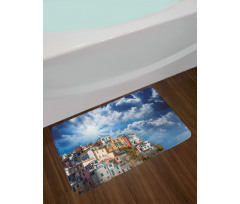 Sky View Houses Bath Mat