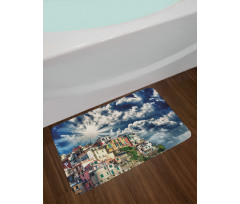 Mediterranean Coast Houses Bath Mat