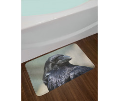 Close up Bird Portrait Bath Mat