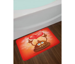 Whimsical Turd Love Bath Mat