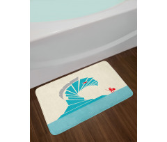 Trojan Horse Greek Male Bath Mat