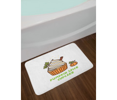 Autumn Cupcake Bath Mat