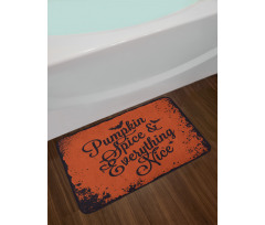 Halloween Theme Bath Mat