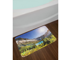 Peaceful Nature Scene Montana Bath Mat