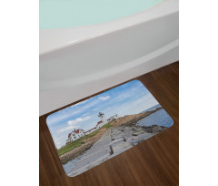 Coastal Harbor Side Bath Mat