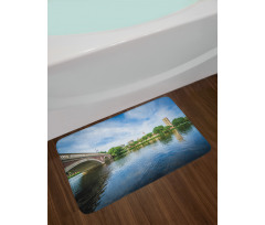 Old Historic Bridge Bath Mat