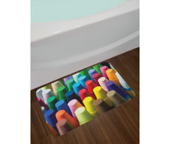 Focused Macro Paint Element Bath Mat