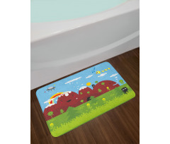 Doodle Land Countryside Bath Mat