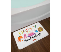 Cake Animal Friends Bath Mat