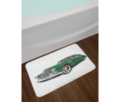 Nostalgic Vintage Car Bath Mat