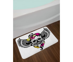 Crazy Design Skull Bath Mat