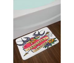 Together Forever Hearts Bath Mat