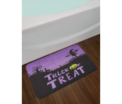 Halloween Trick or Treat Bath Mat