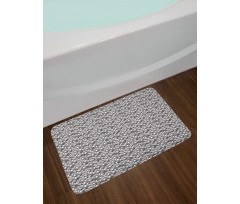 Abstract Poppy Boxes Art Bath Mat