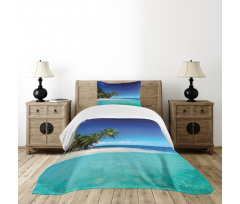 Seaside Nature Tropic Bedspread Set