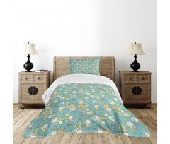 Musician Monsters Bedspread Set