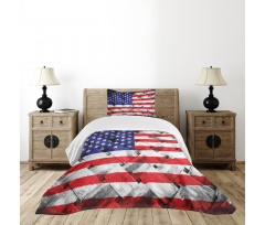 Fourth of July Day National Bedspread Set