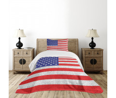 American Freedom Theme Bedspread Set