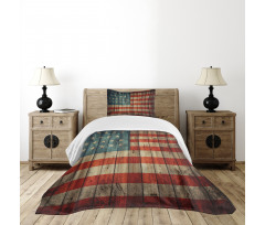 Old National Patriotic Bedspread Set