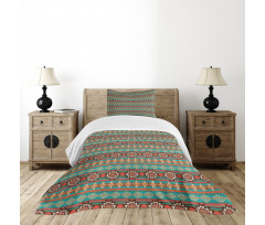 Sign Motif Bedspread Set