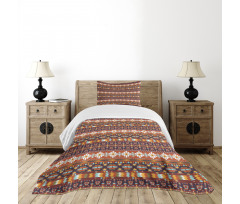 Aztec Style Arrow Bedspread Set