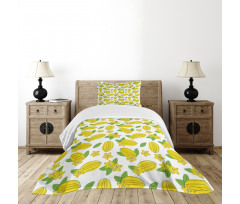 Carambola Star Fruit Exotic Bedspread Set