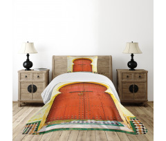 Historic Moroccan Door Bedspread Set