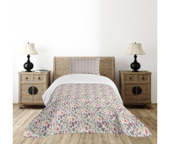 Creative Leafy Branches Bedspread Set