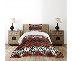 Wildlife Animal Skin Bedspread Set