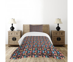 Abstract Reptiles Love Bedspread Set