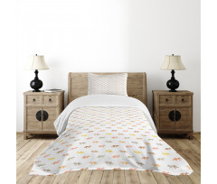 Colorful Savage Animal Pattern Bedspread Set