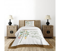 Mindfulness Flying Birds Bedspread Set