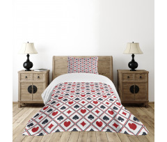 Holdem Gambler Modern Bedspread Set