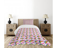 Vivid Pixel LGBT Theme Bedspread Set