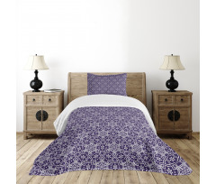 Mandala Inspired Floral Bedspread Set