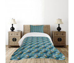 Starfish and Shells Bedspread Set