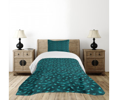 Waterfowl Birds Wave Bedspread Set