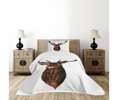 Stuffed Animal Head Bedspread Set